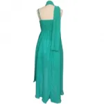 Robe de soirée queue de pie avec écharpe