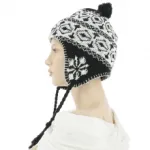 Bonnet péruvien avec motif fantaisie