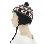 Bonnet péruvien avec motif fantaisie