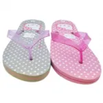 Tongs fille Hello Kitty à pois