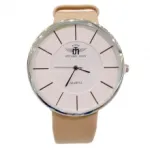 Montre-bracelet ronde pour femme équipée d’un mouvement quartz