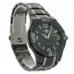 Montre métal avec index coloré