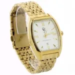 Montre rectangulaire en métal pour homme