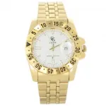 Adorable montre en métal pour homme avec boîtier gradué