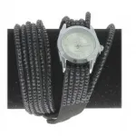 Montre-bracelet multirang clouté