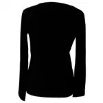 Pull classique col V pour femme