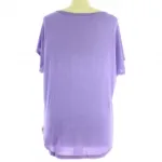 T-shirt loose incrusté de strass sur la poitrine