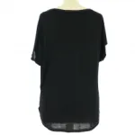 T-shirt loose incrusté de strass sur la poitrine
