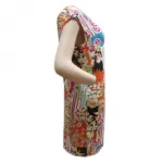 Jolie robe charmante imprimée fantaisie