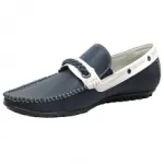 Mocassins bicolores homme