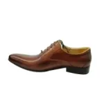 Chaussures de ville en cuir pour homme avec bout allongé