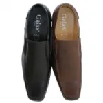 Chaussures de ville homme avec languette élastiquée