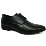 Chaussures de ville homme avec bout allongé façon croco