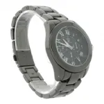 Montre métal avec chiffres romains
