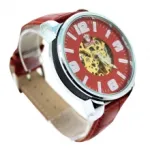Montre bracelet avec cadran transparent