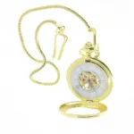 Montre gousset avec cadran transparent