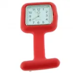 Montre d'infirmière format carré avec fermoir épinglé