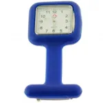 Montre d'infirmière format carré avec fermoir épinglé