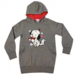 Sweat à capuche avec une petite dalmatienne devant