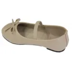 Ballerines filles avec nœuds lacets et élastiques
