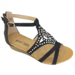 Sandales spartiates filles serties de strass