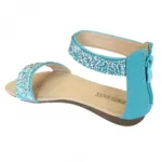 Sandales tendance filles agrémentées de strass