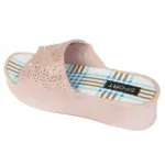 Sandales femme imprimées fleuries à strass