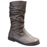 Bottes enfant avec brides cloutées 