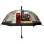 Parapluie cloche imprimé de monument