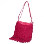 Sac à bandoulière frangé