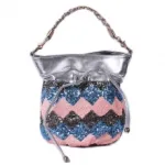Sac seau agrémenté de sequins