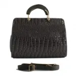 Adorable sac à main croco vernis
