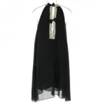 Robe loose avec col et dos décorés