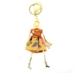 Porte-clé oené de strass