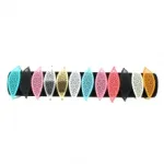 Bracelet ajustable en cordelette décoré d’un médaillon fantaisie