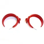 Boucles d’oreilles créoles avec nœuds