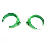 Boucles d’oreilles créoles avec nœuds