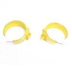 Boucles d’oreilles créoles avec nœuds