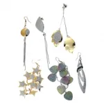 Boucles d’oreilles pendantes rondes