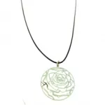 Collier cordon noir avec pendentif fantaisie