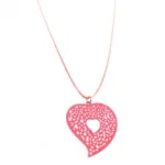 Collier cordon noir avec pendentif fantaisie