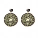Boucles d’oreilles ornées de pierres
