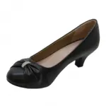 Ballerines à talon avec nœud