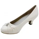 Ballerines à talon avec nœud