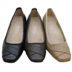 Ballerines à talon avec bout fantaisie