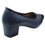 Jolies ballerines à talon avec bout verni