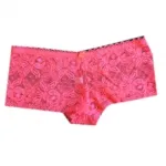 Boxer en dentelle fleurie