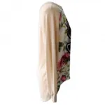 Pull chiné Sweet dream imprimé fleuri devant