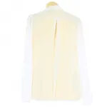 Chemise femme avec col noué et élastique à la base