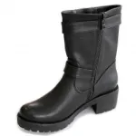 Bottines avec doubles brides bouclées